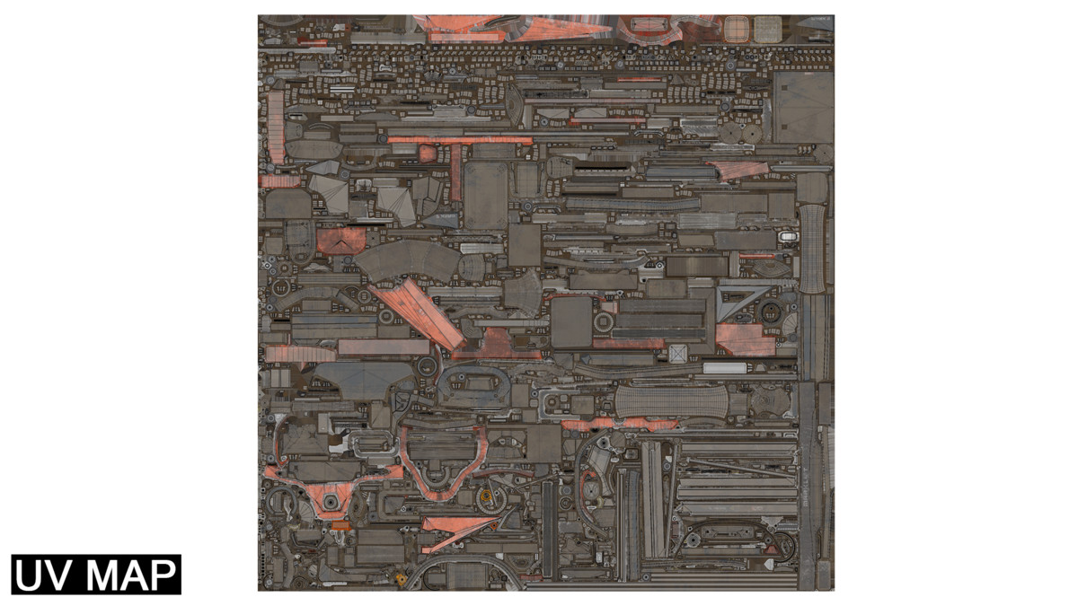 Dusty Forklift Trucks URP HDRP Textures