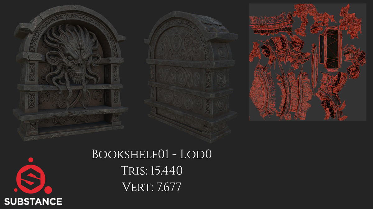 4 Dark Fantasy Bookshelves