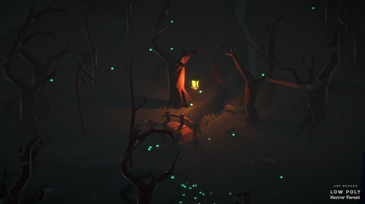Low Poly Horror Forest