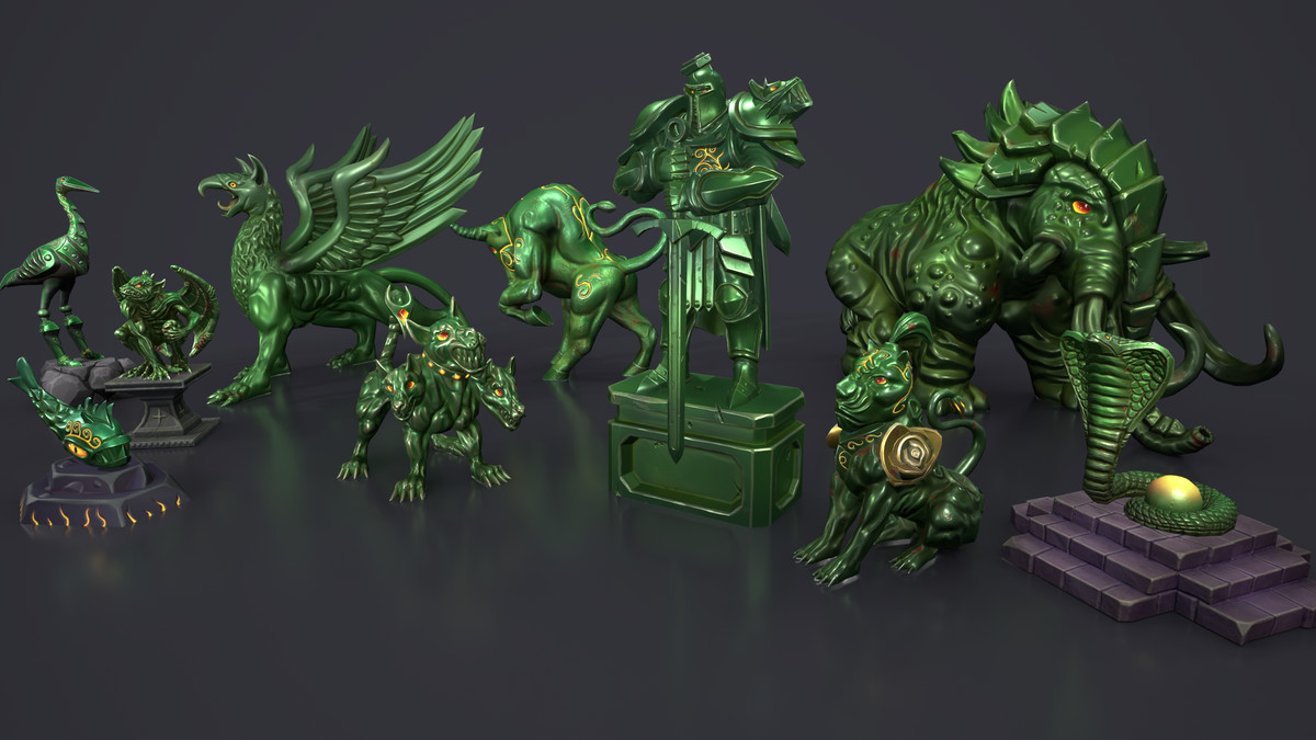 Fantasy Statues Pack