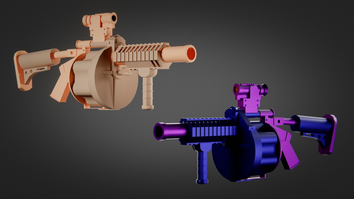 Ultimate Weapon Pack — 23 Guns + 943 Skins (Low Poly, Stylized, FPS/TPS Ready)