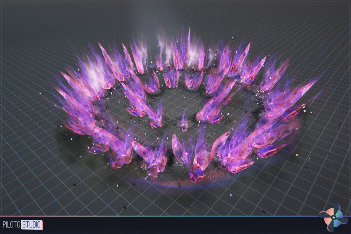 Realistic ARPG Magic Jewels VFX