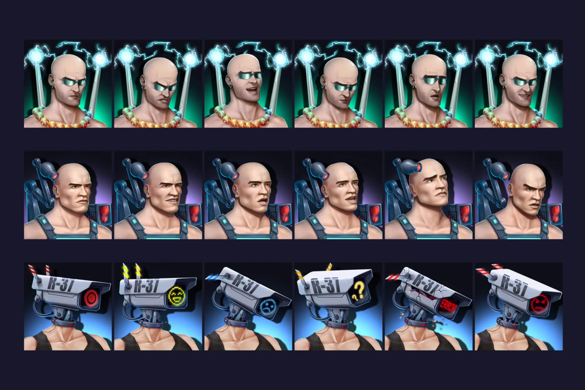 2700 Cyberpunk RPG Icons Pack