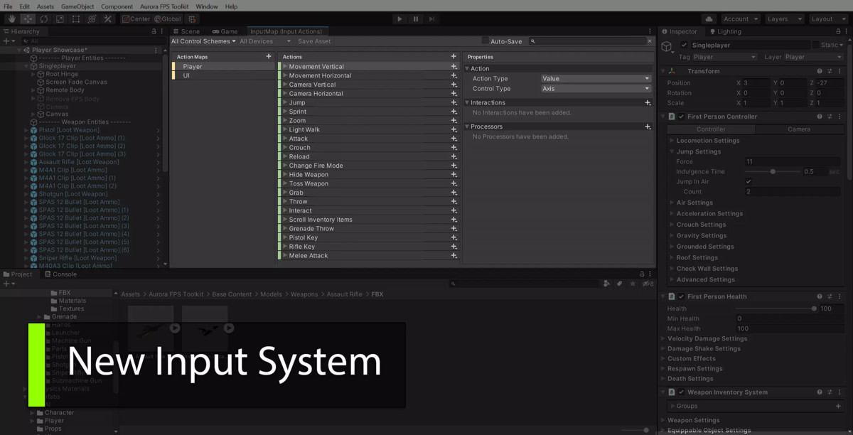 Aurora FPS Engine - HDRP Template