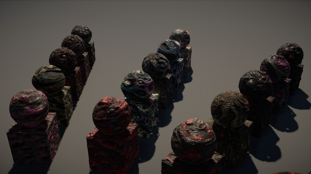 Alien Ground Materials - Organic