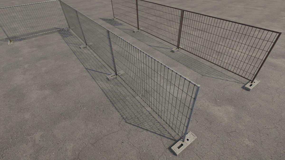 Modular Construction Site Fence