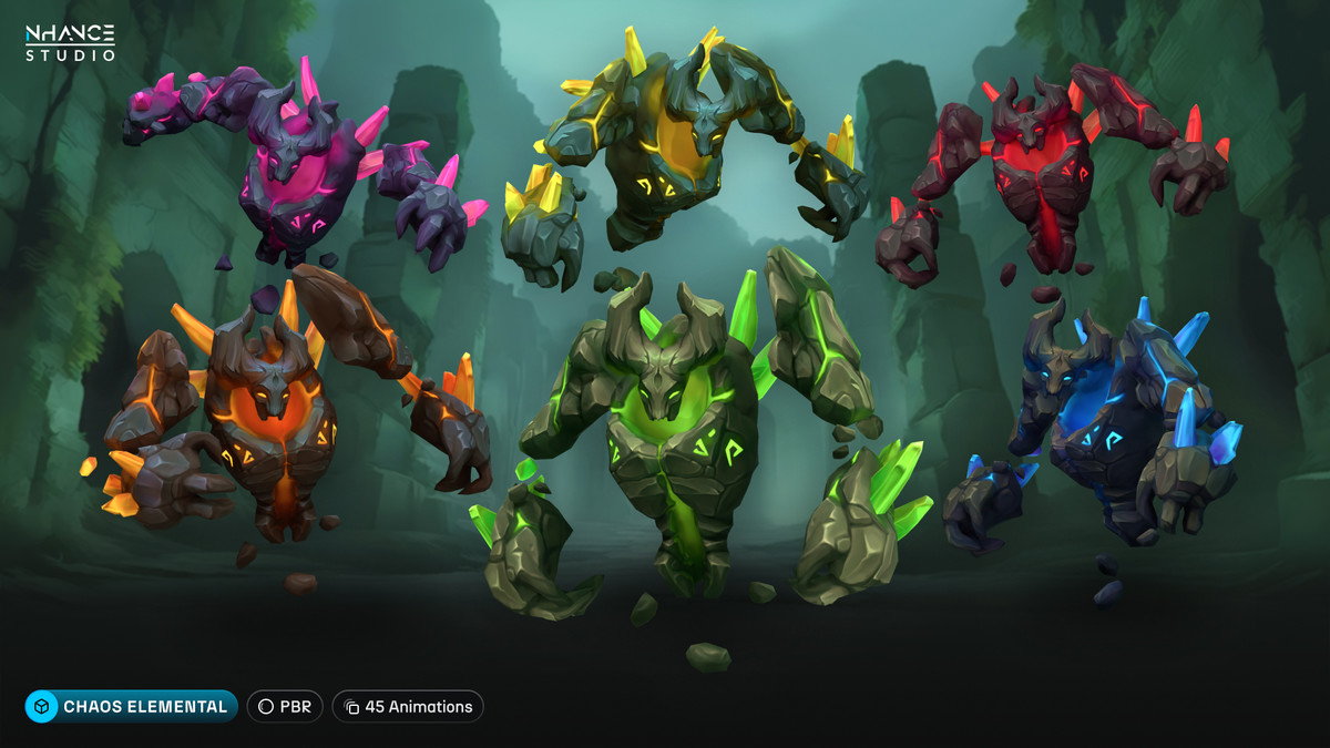 Stylized Fantasy Elementals Pack #3