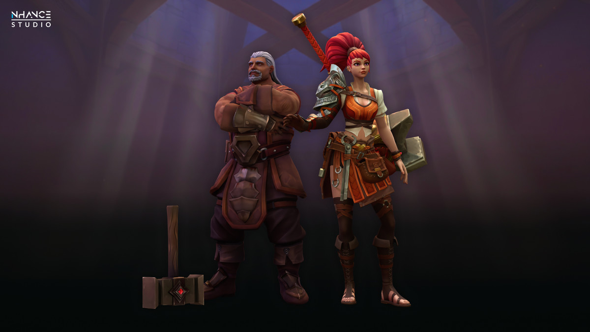 Stylized Blacksmith’s Forge: NPCs & Props Pack