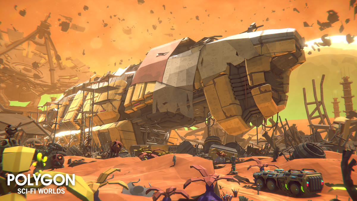 Value Bundle – POLYGON Sci-Fi Worlds, Swamp Marshland & Sci-Fi Outpost Map