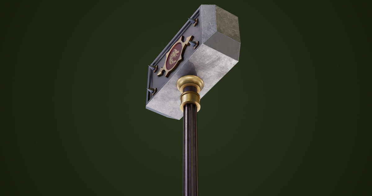 5 Battle Hammers Collection URP HDRP Textures