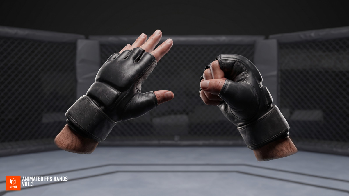 Animated FPS Hands Vol.3