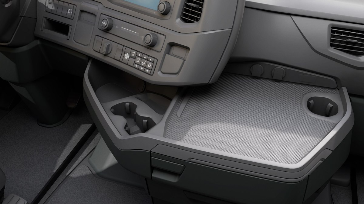 Heavy Truck Chassis 06 Interior Blue and Green URP HDRP Textures