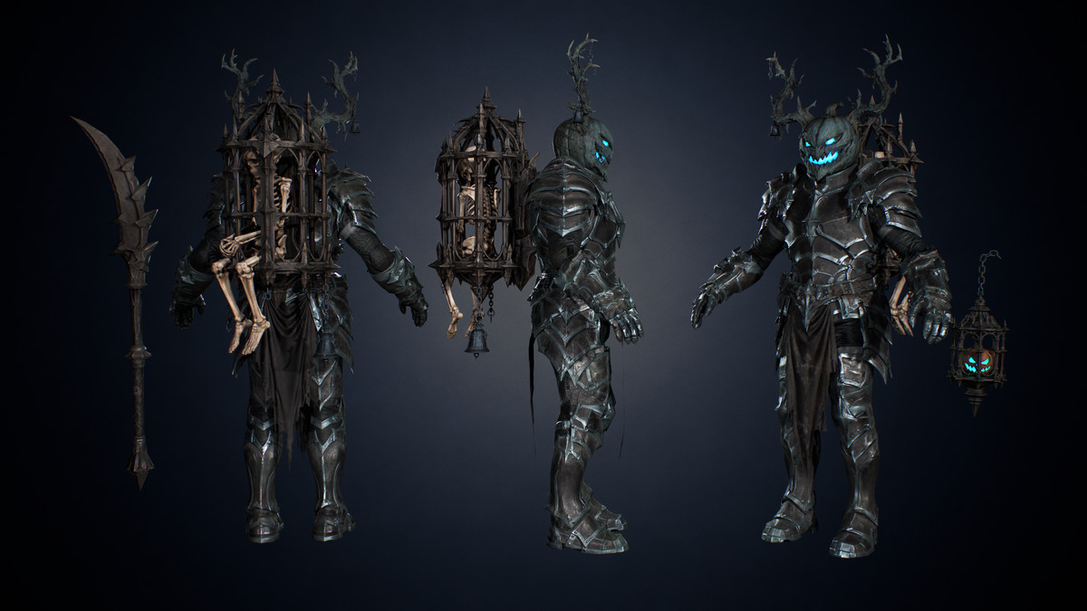 Pumpkin Reaper – Dark Fantasy Halloween Character