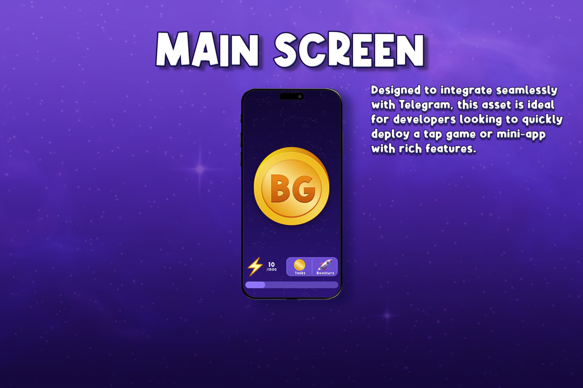 BG Tap Game Core – MiniApp Idle Clicker