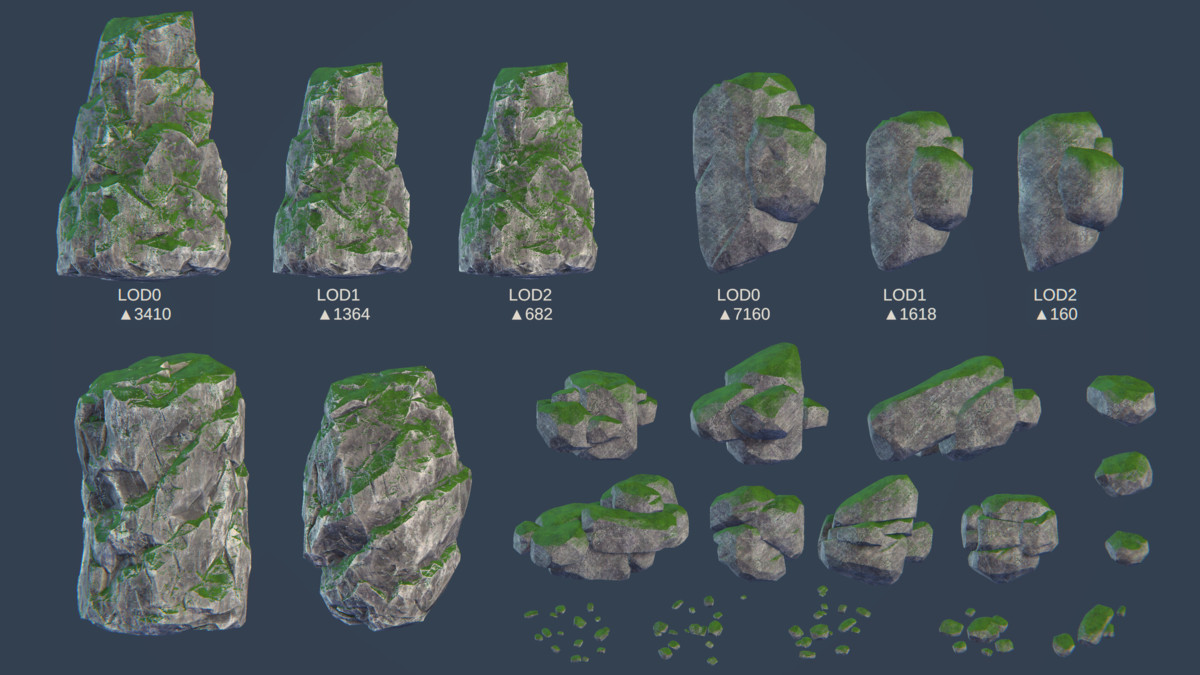 Retro Pixel Forest Set