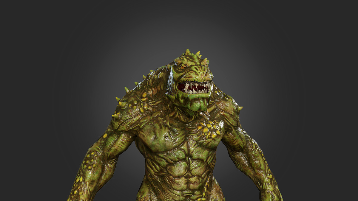 Swamp monster creature