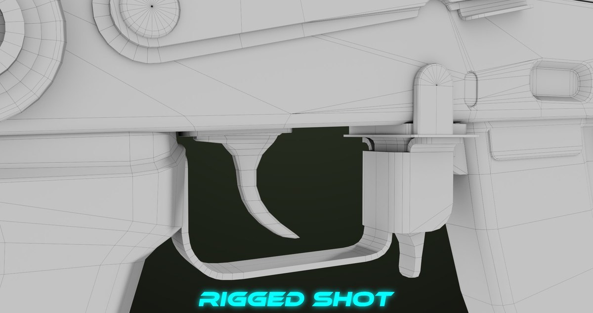 AKMS Light Machine Gun 10 URP HDRP Textures