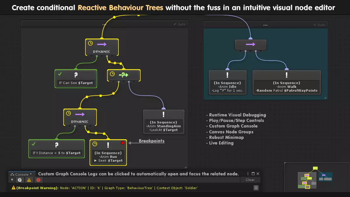 NodeCanvas Behavior Tree Example