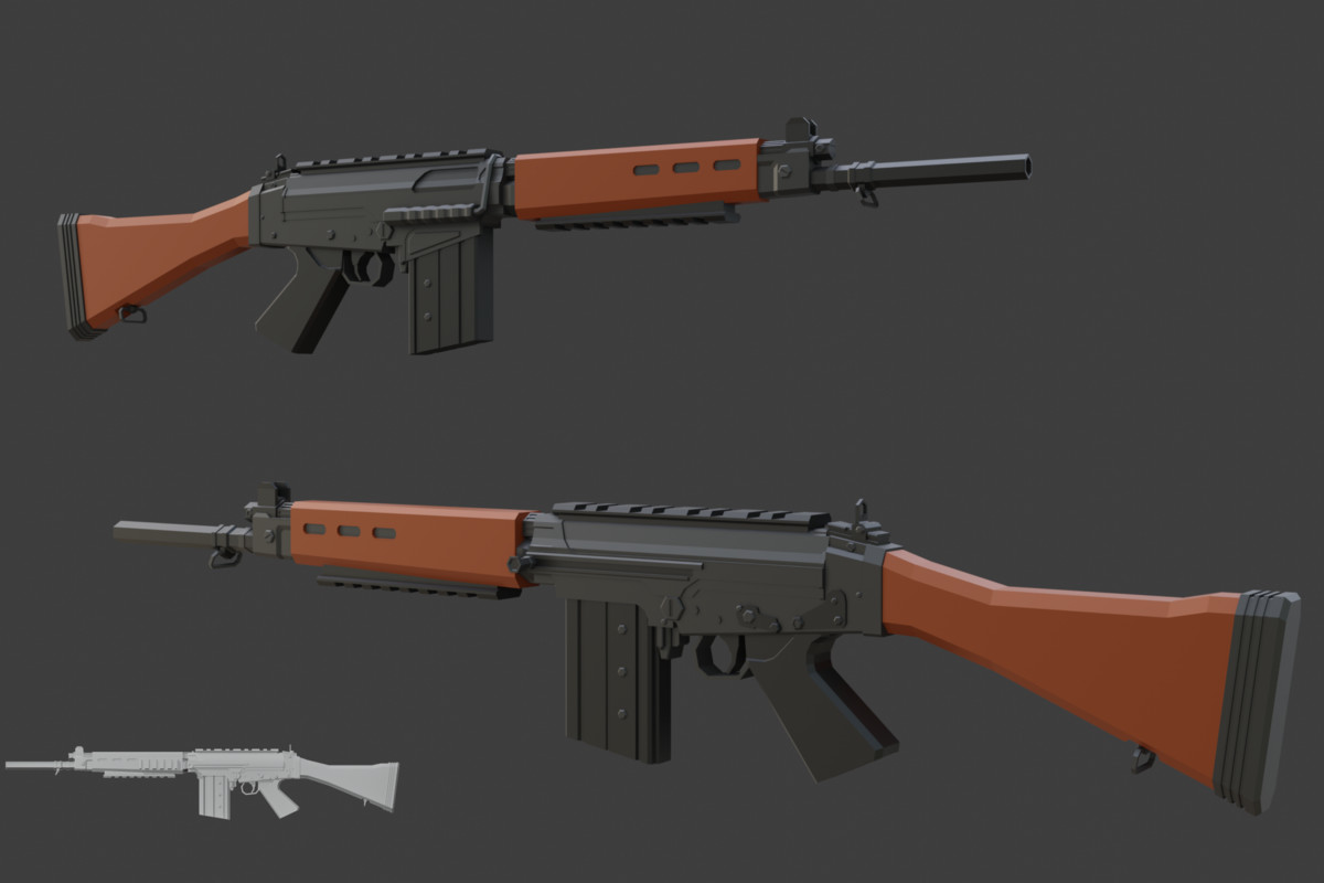 Low Poly Weapon Bundle Pack 3