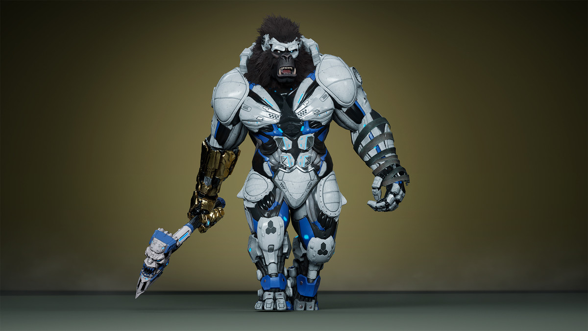 Sci-Fi Titan Gorilla