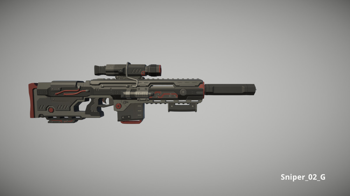 Cyberpunk Armory - Low Poly