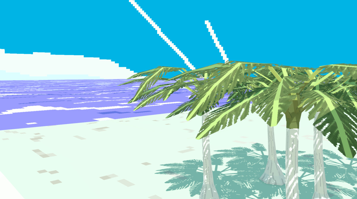 Low Poly Pixel World: Road to Kamakura