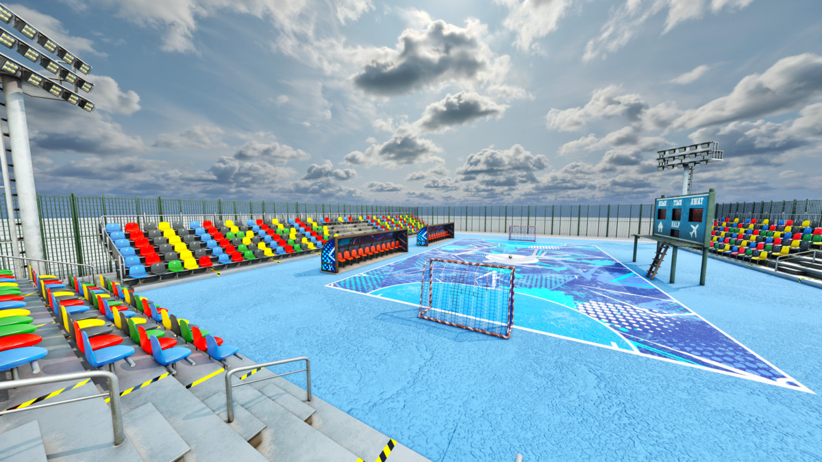 Modular Tennis Soccer Basketball Sport Court