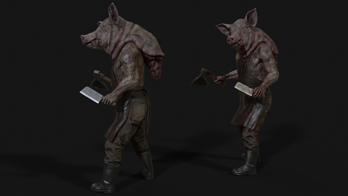 Pig-headed butcher