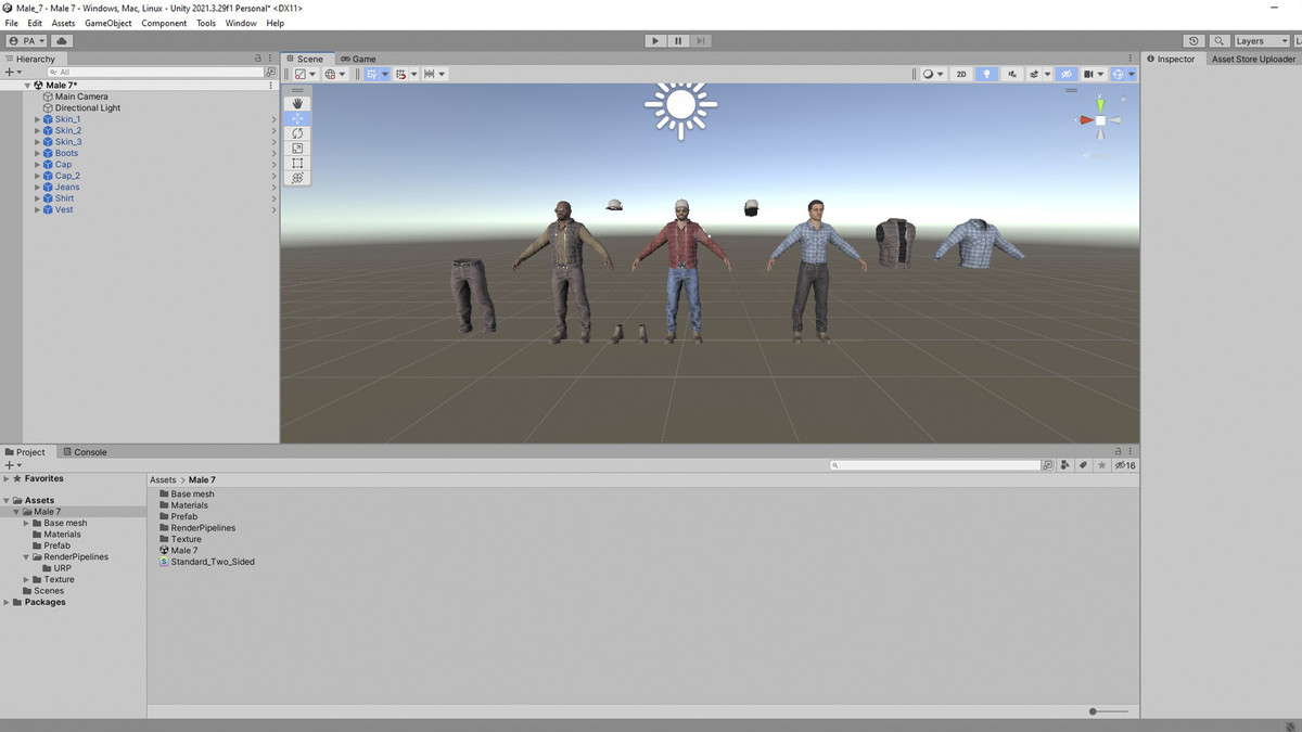 Male 7 - Modular Urban Character