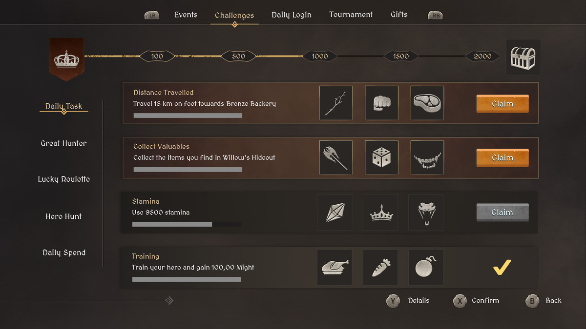 Fantasy RPG GUI