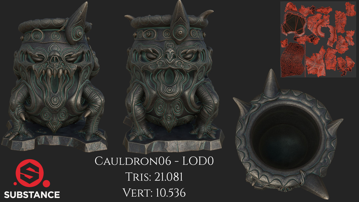 6 Dark Fantasy Cauldrons