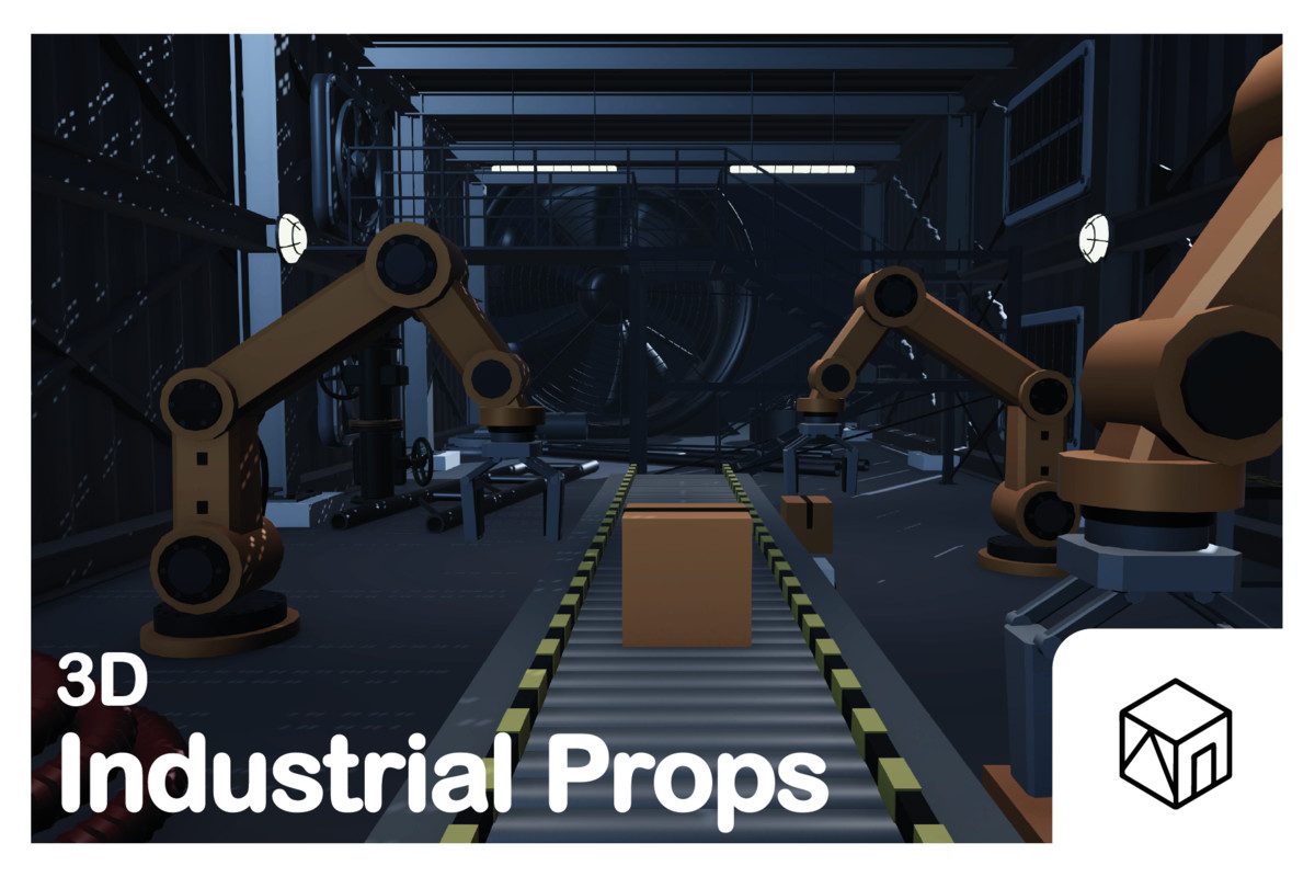 3D Industrial Essential Props
