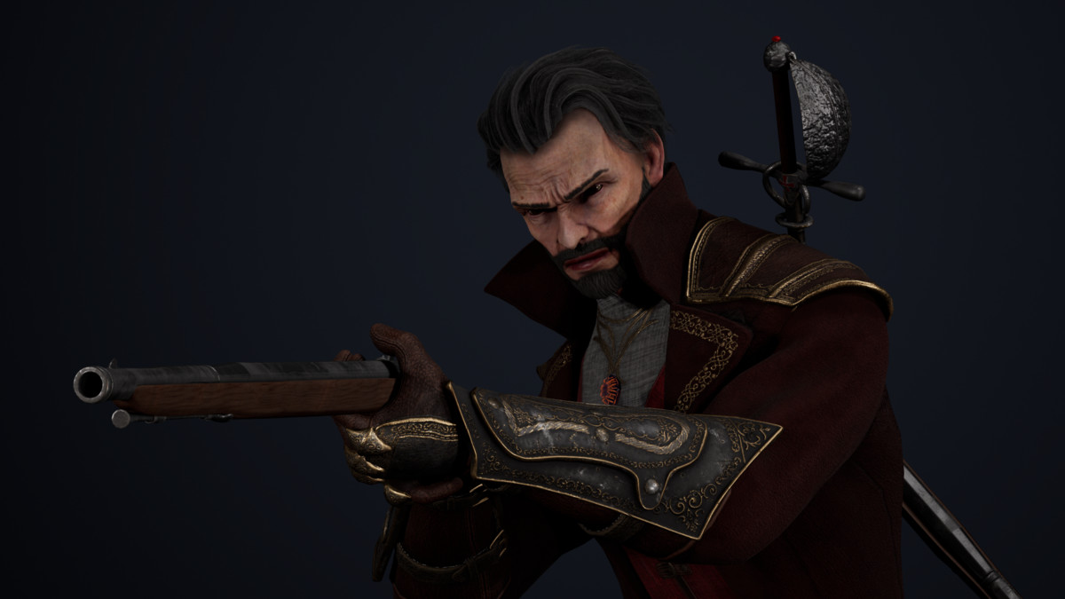 Vampire Monster Character – Dark Fantasy Hunter | Horror Enemy