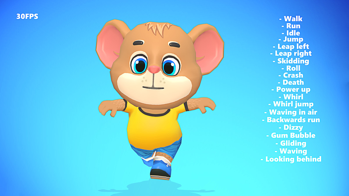 Mouse Rat Rodent Brown Animated