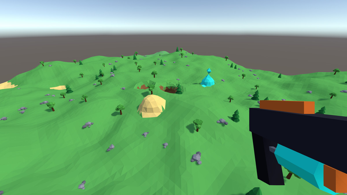 Voxel Terrain - Dig & Build Destructible Low Poly Worlds