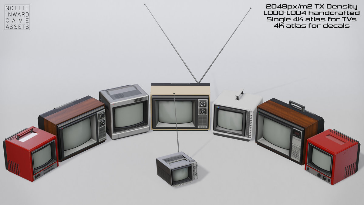 80s TVs Vol.3 Portable TVs