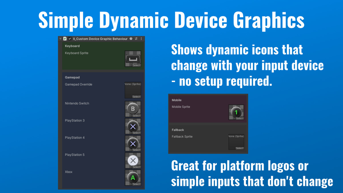 Input Icons: Core - Dynamic Prompts and Rebinding