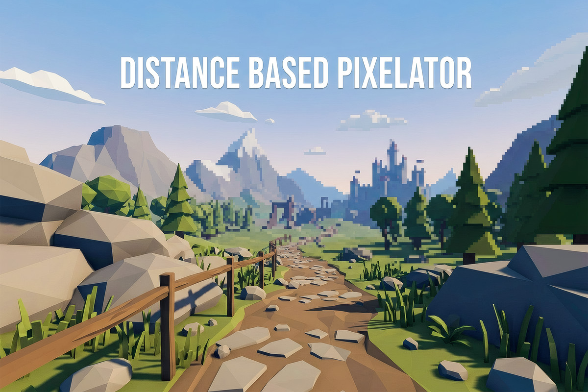 Distance Based Pixalator - 3D Scenes to Pixels