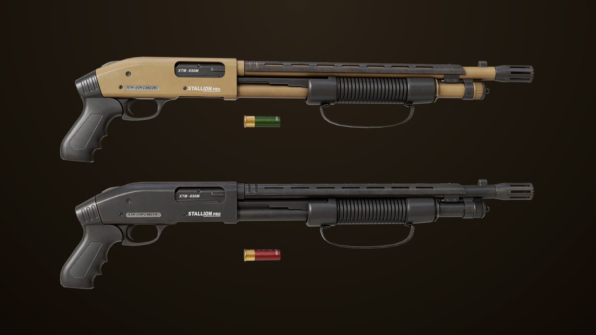 Shotgun Collection 01 URP HDRP Textures