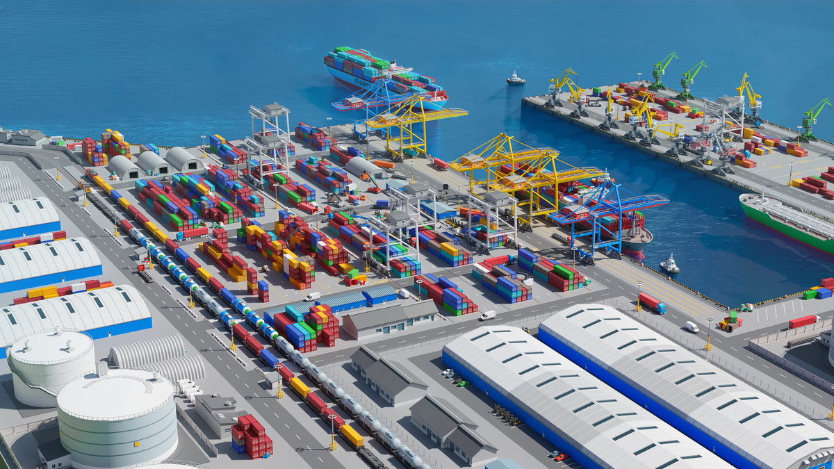 Port - Low Poly 3D Models Pack