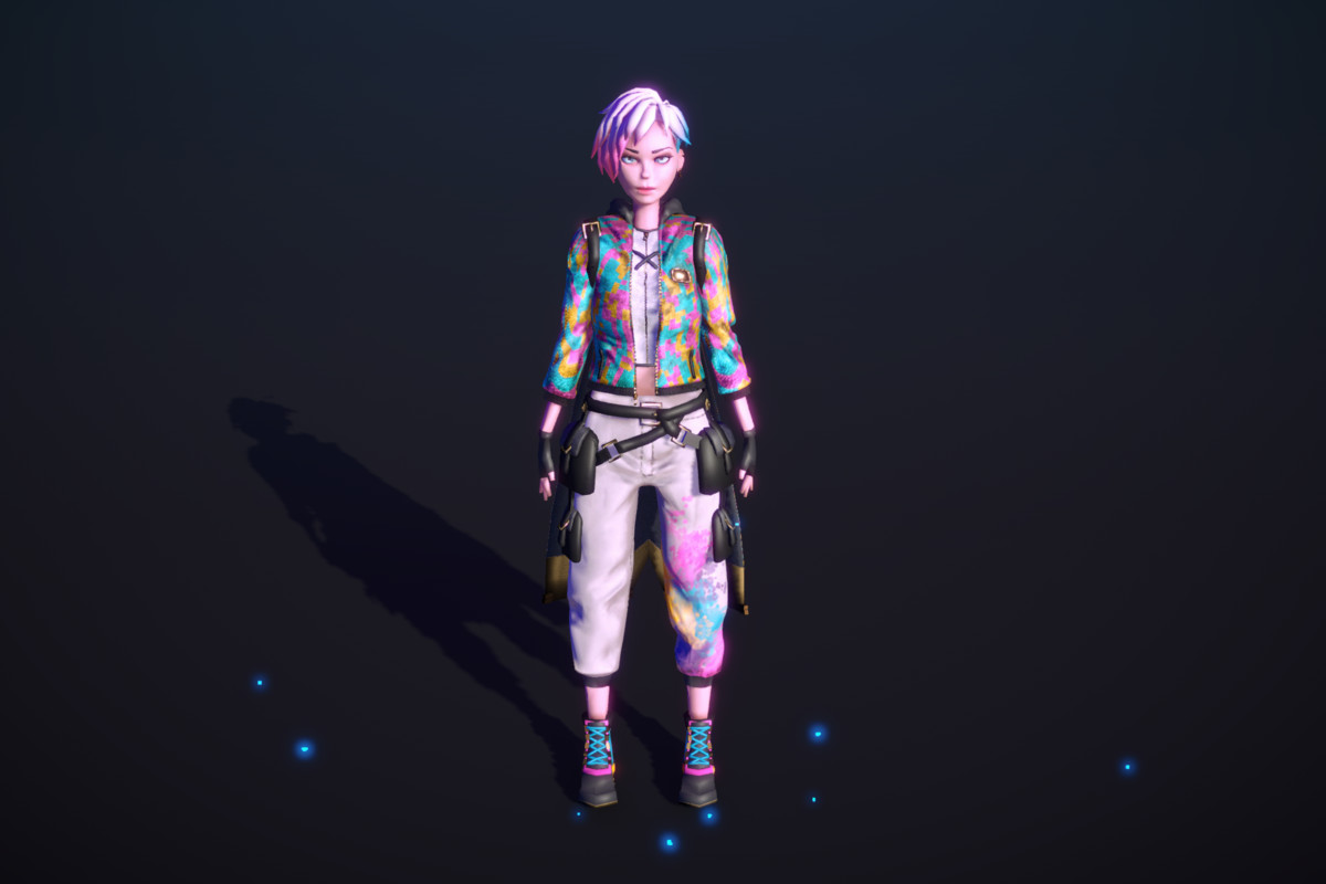 Stylized Sci-Fi Female Character