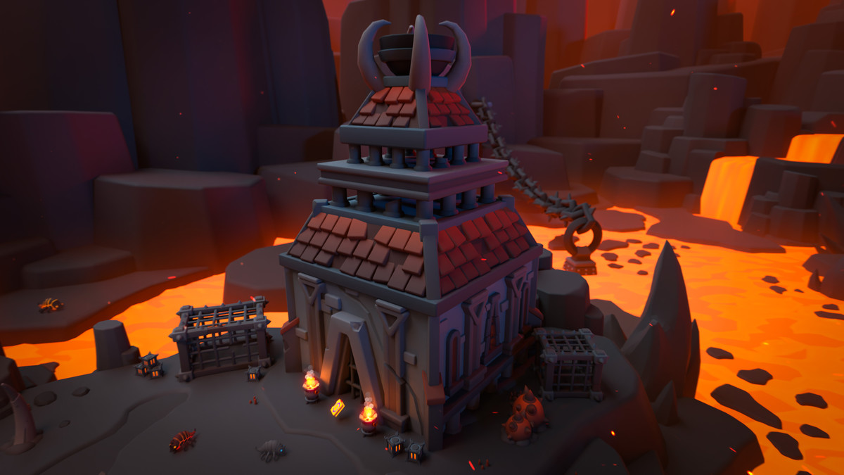 Inferno World - Low Poly 3D Models