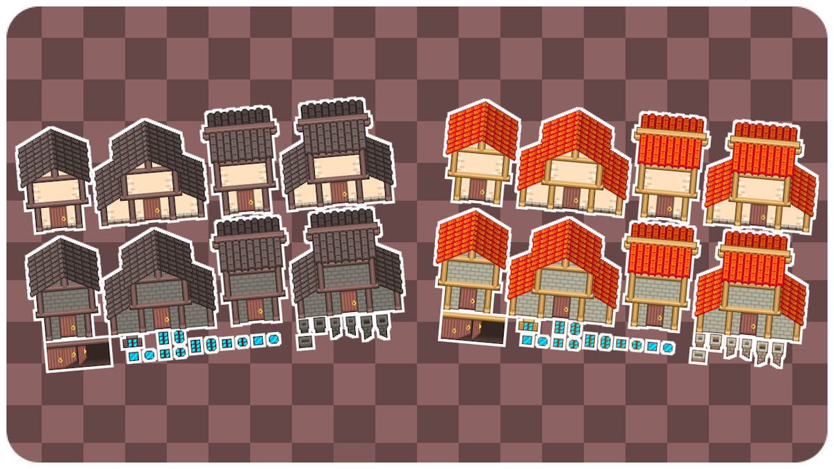 2D 16x16 Tilesets Collection Pack