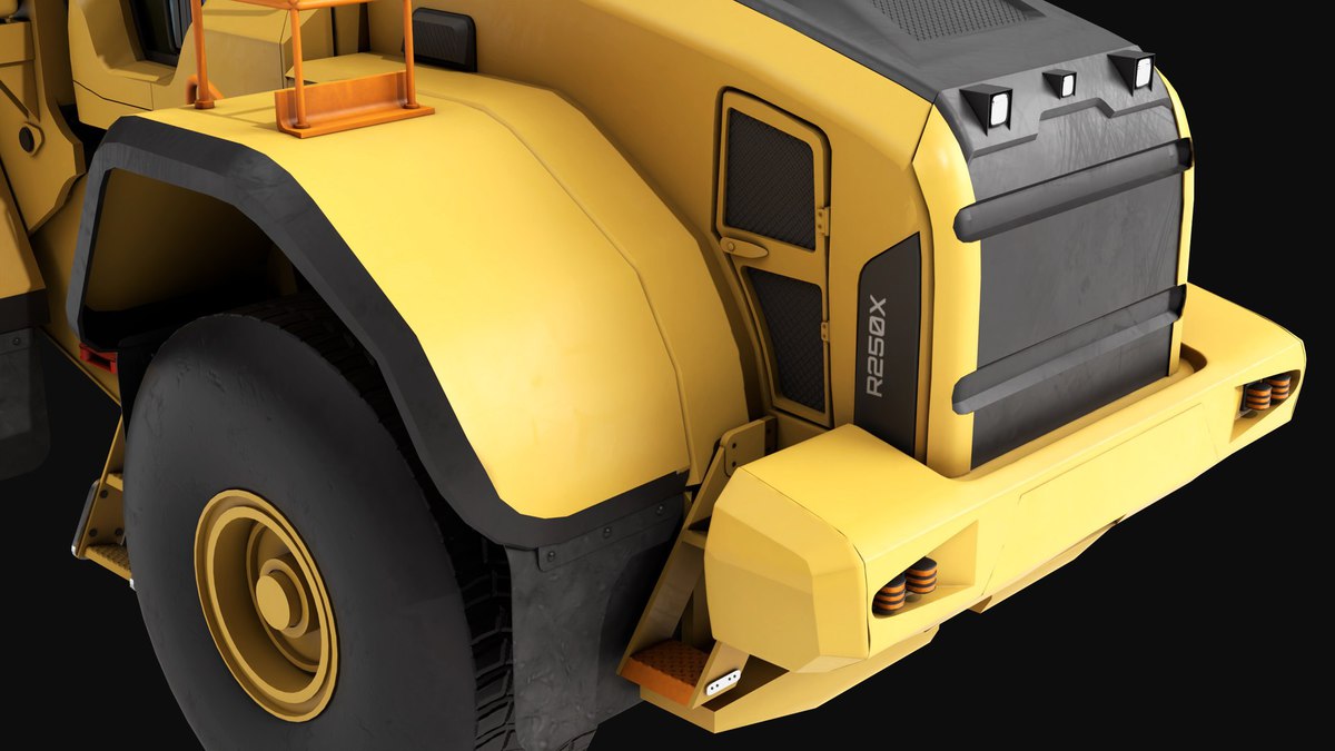 Mining Truck 02 URP HDRP Textures