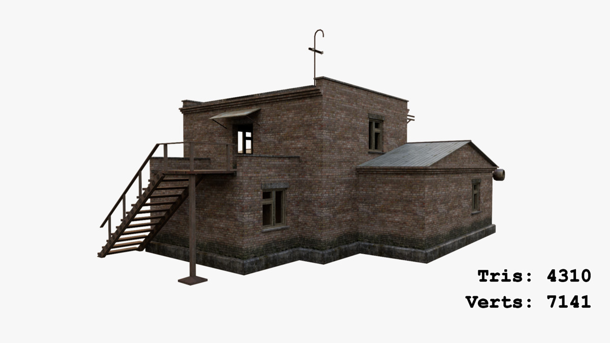 Abandoned Apocalyptic Buildings Mega Pack