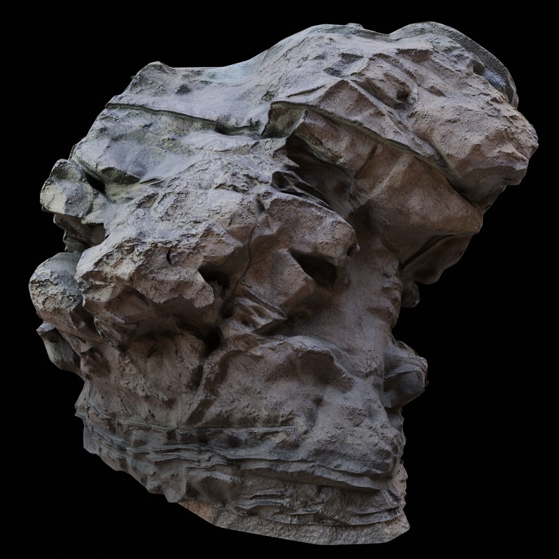Mushroom shore rocks volume one Photogrammetry PBR 4K