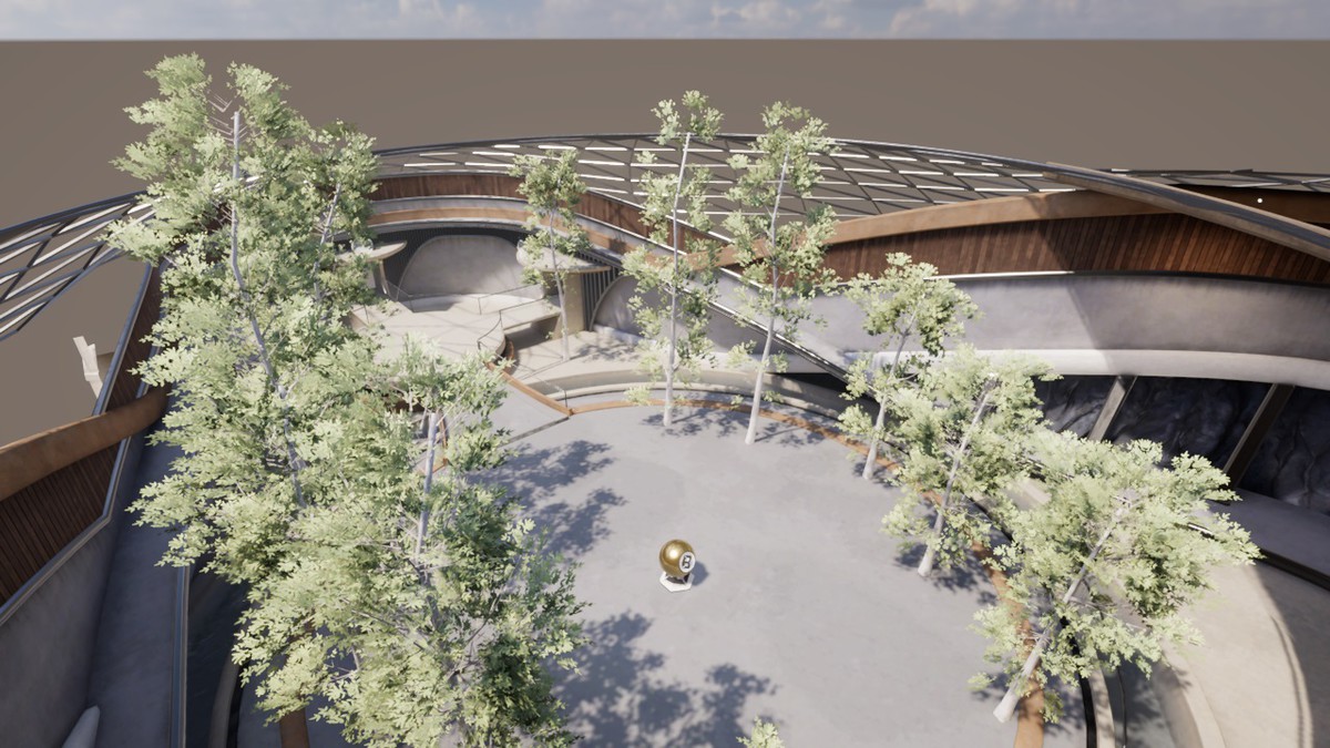 Mobile White Birch Tree