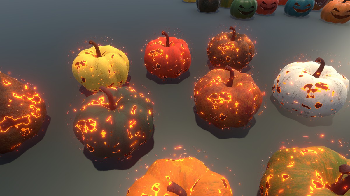 Halloween Pumpkins - Burnable Edition