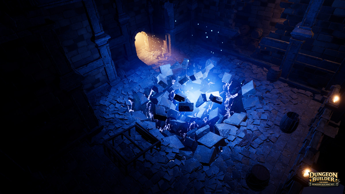Dungeon Builder: Modular Top Down RPG Environment Kit (Dungeon, Modular Dungeon)