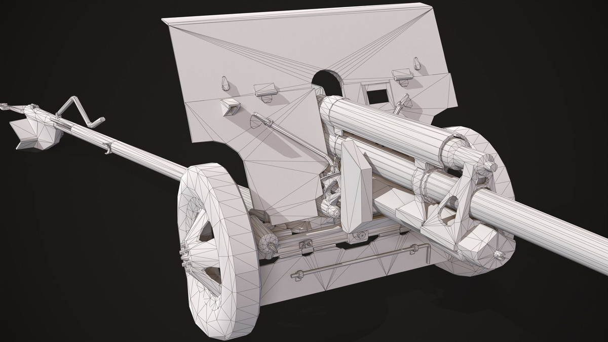 ZIS 2 Cannon WW II